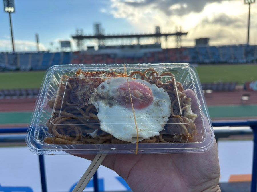 お惣菜のお店うえの屋さんの「海鮮焼きそば」
